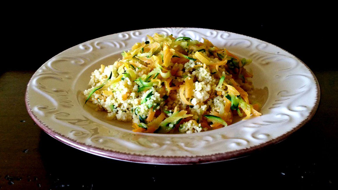 Cous cous con zucchine e carote