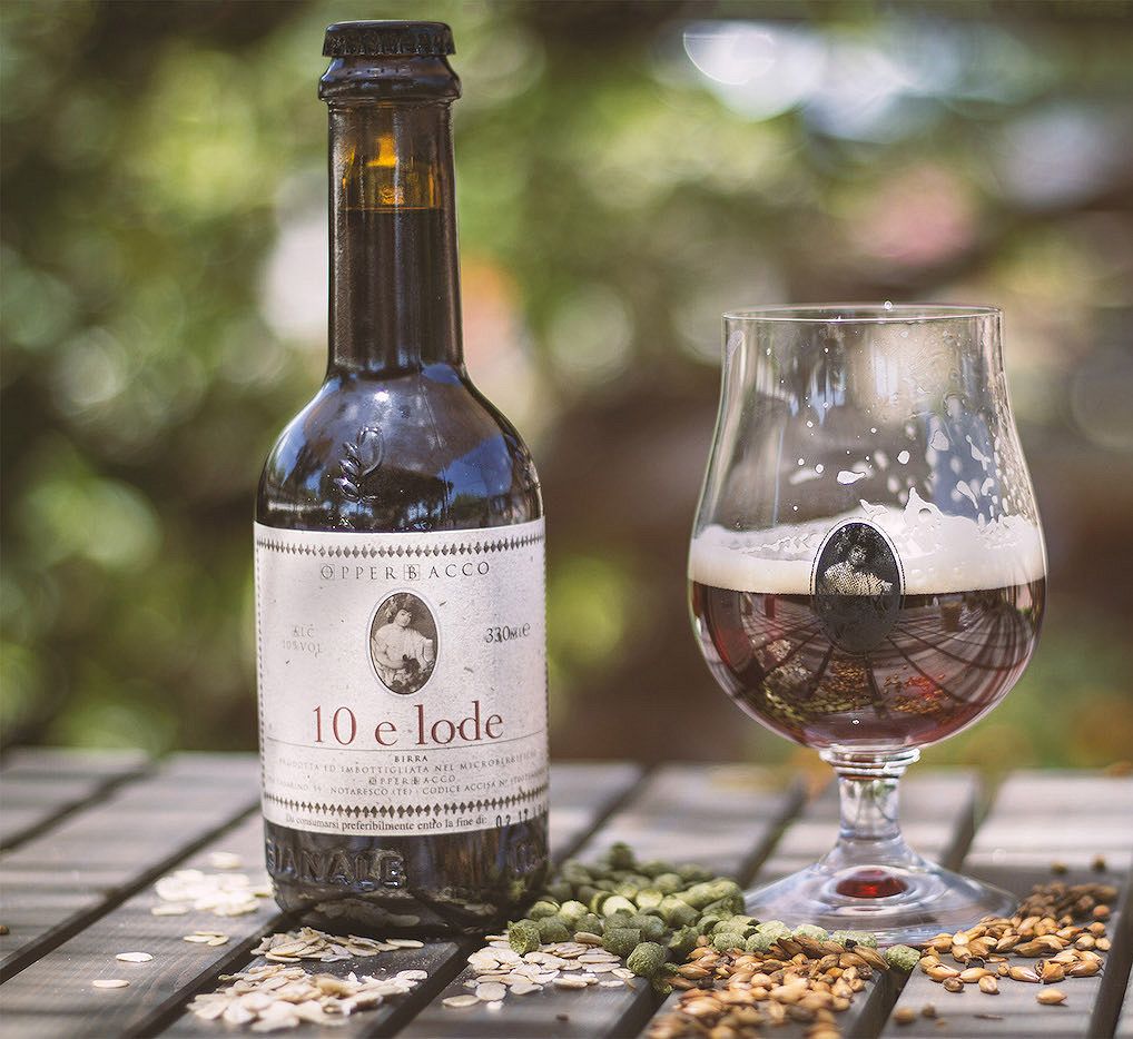 belgian dark strong ale; birra opperbacco