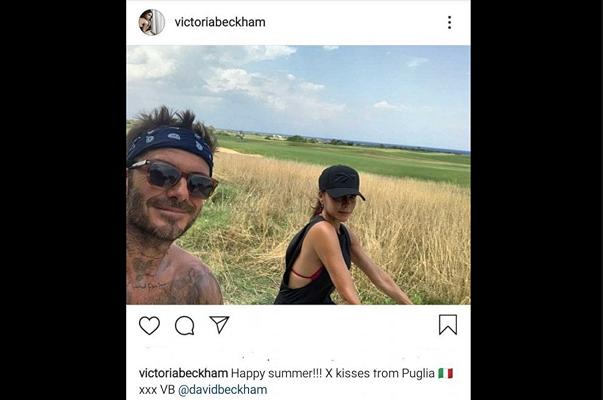 David e Victoria Beckham: cena e foodporn al Due Camini di Borgo Egnazia