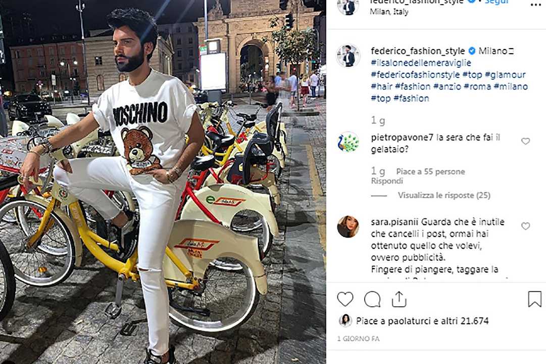 Chef Rubio accusa di razzismo Federico Fashion Style, dopo un post su Intagram
