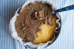 copertura spalmata sulla torta