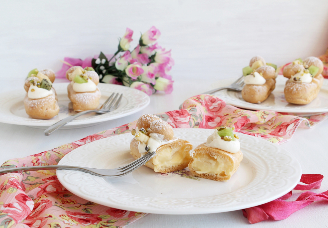 eclair-senza-glutine-crema-e-frutta