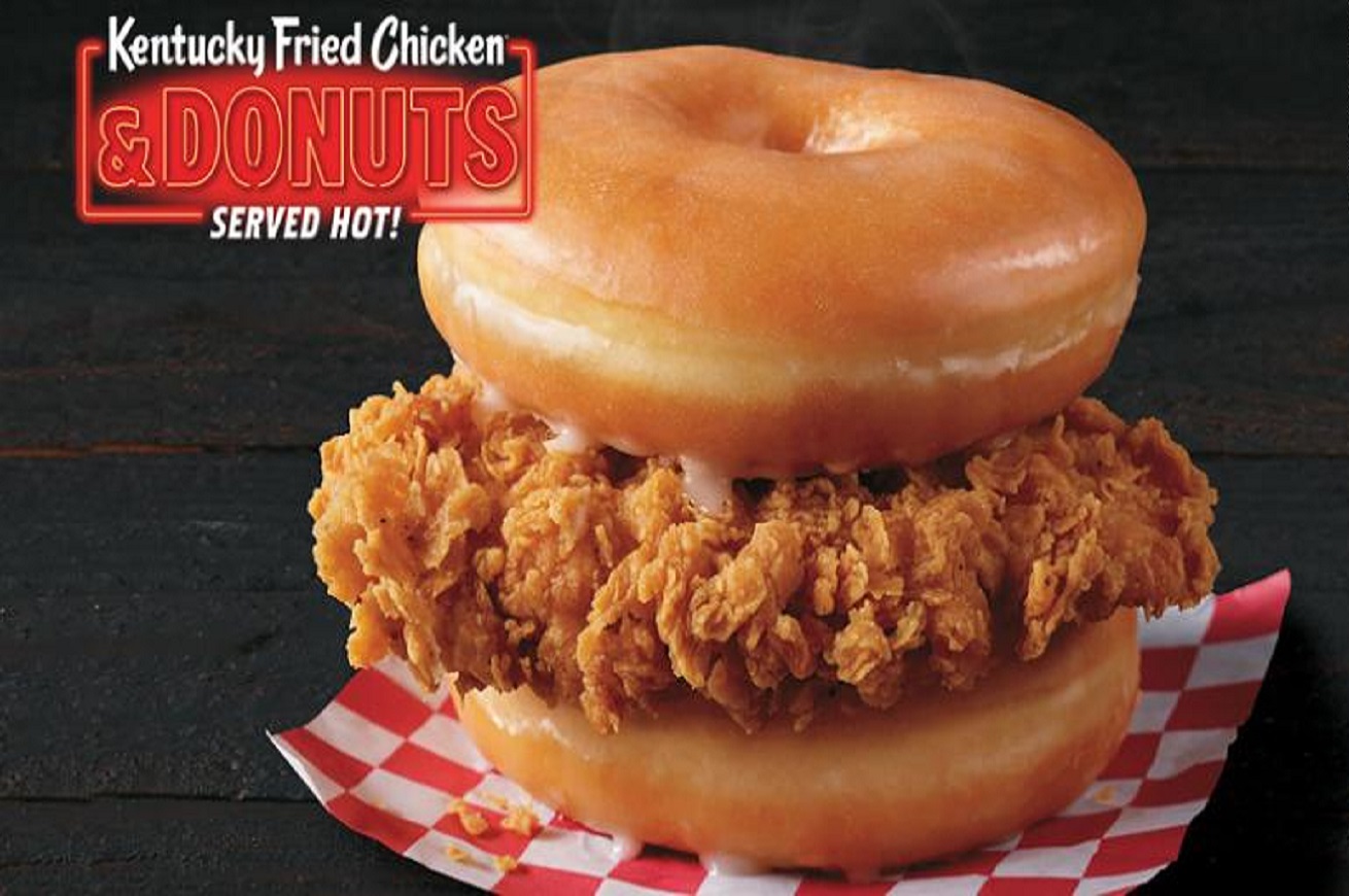 KFC: panino pollo e donuts