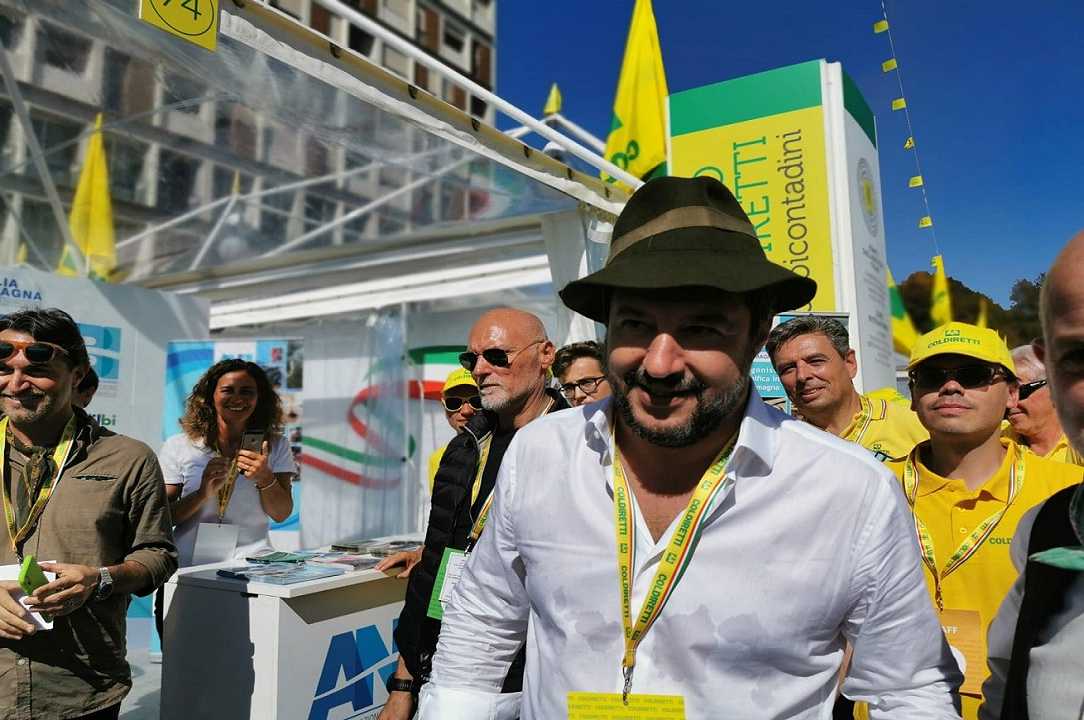 Matteo Salvini: “Comprate italiano, mangiate italiano e bevete italiano”