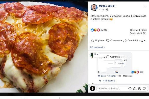 Matteo Salvini e la pizza brutta: “al Sud non dovrebbe chiedere voti”