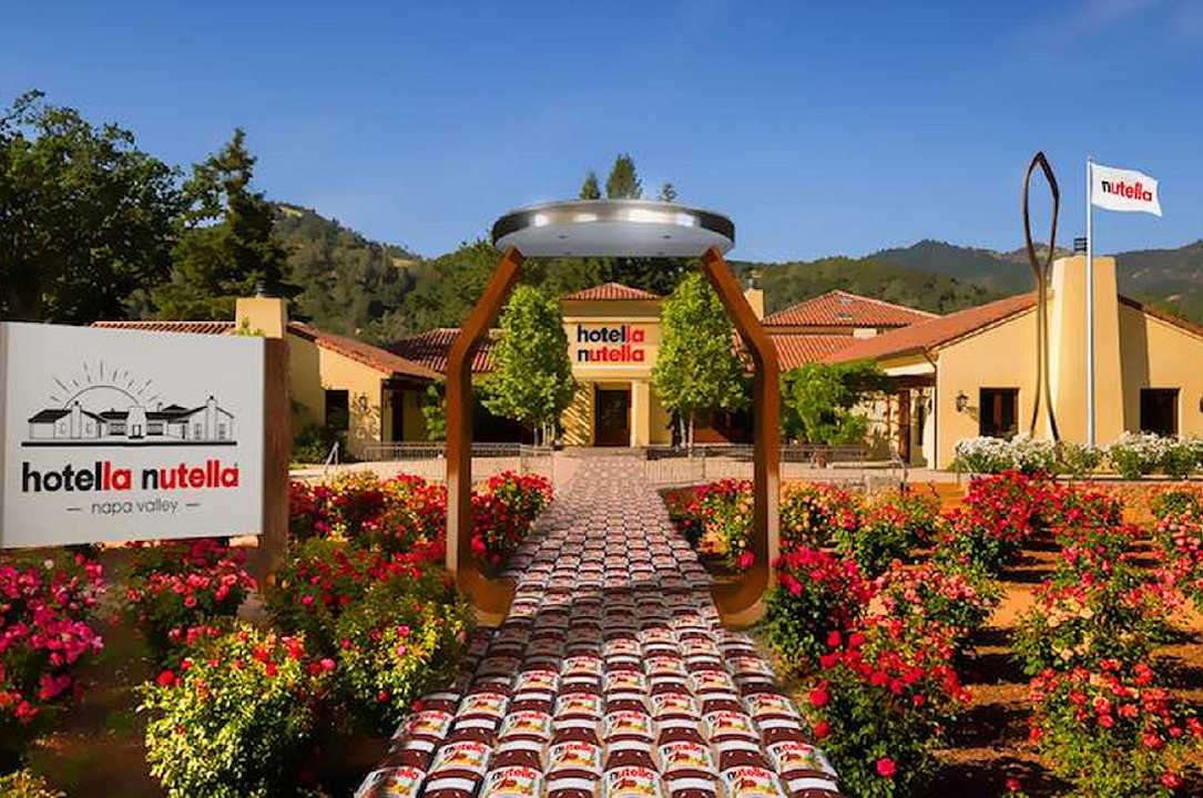 Hotel della Nutella in California: aprirà nel 2020, per un solo un weekend