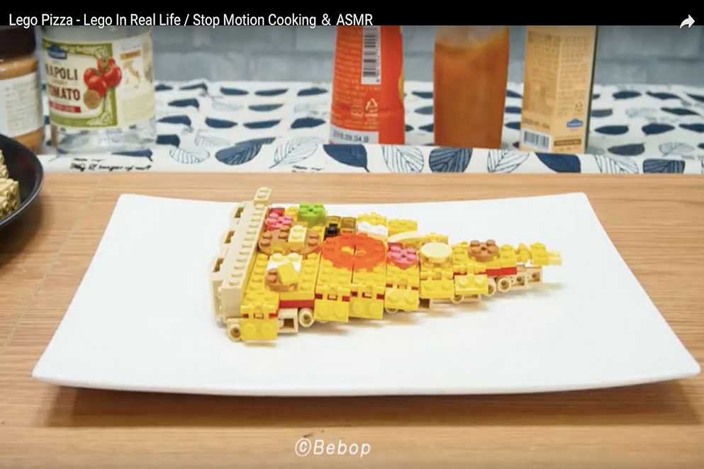 Lego: tremila pezzi per fare una pizza di mattoncini