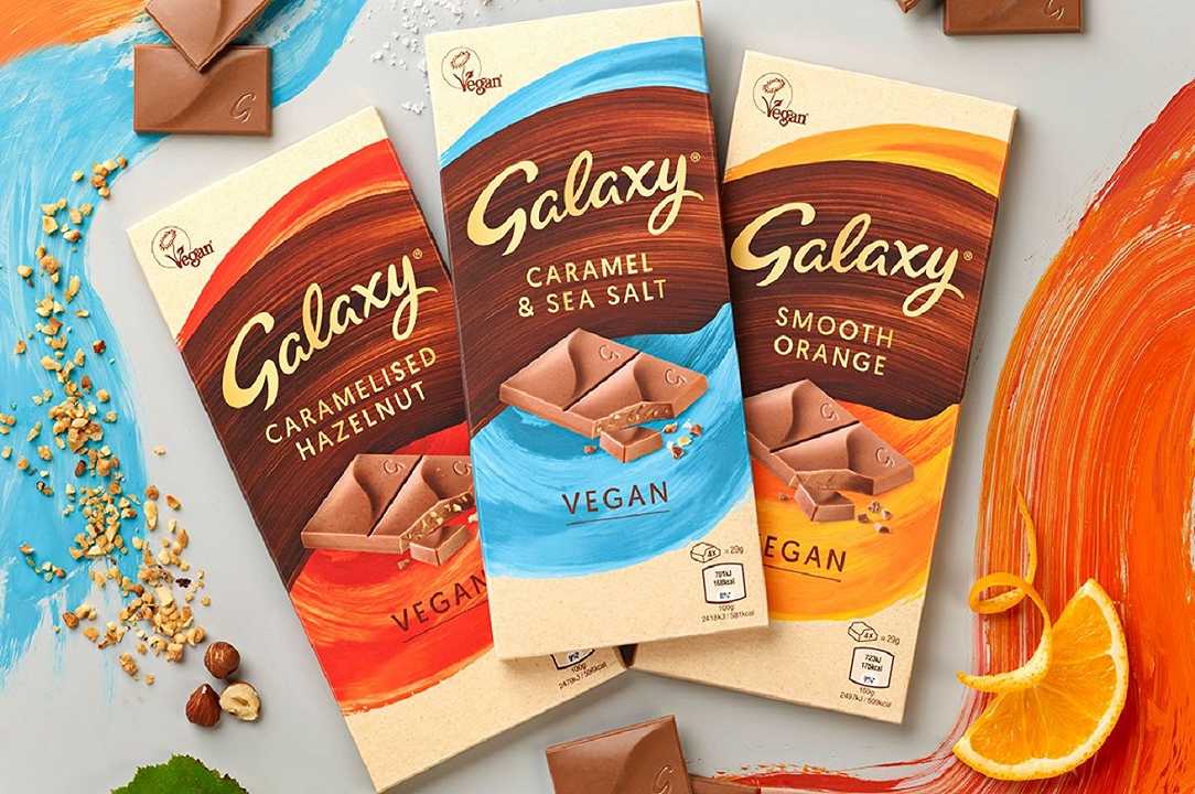 Mars lancia una versione vegana della sua tavoletta di cioccolato Galaxy
