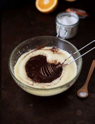uova montate con cioccolato