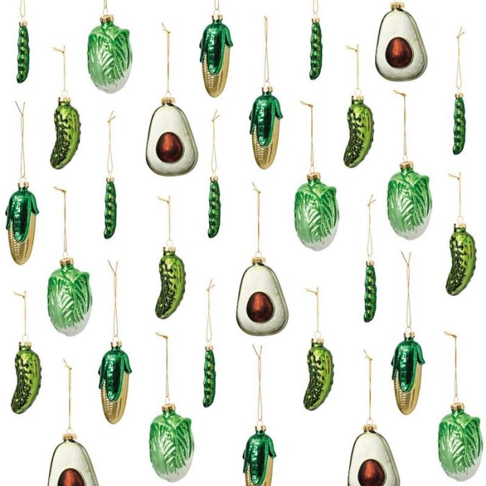 palline di natale avocado