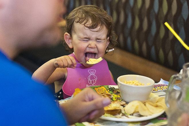 bambini al ristorante