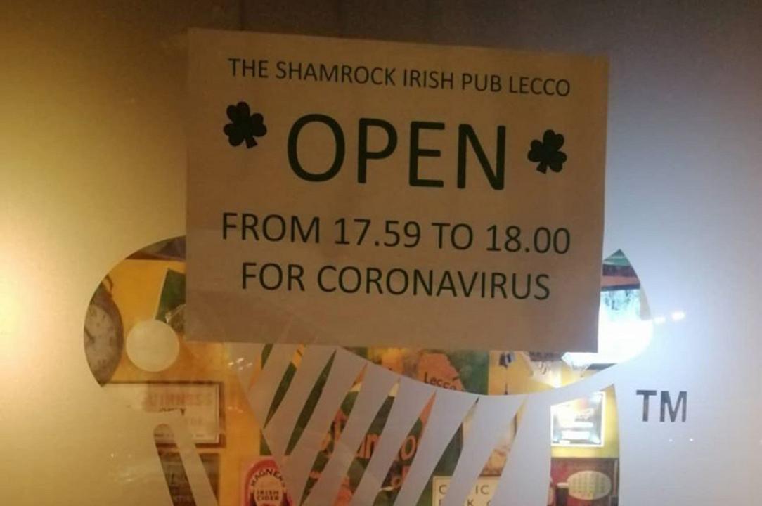 Coronavirus: pub di Lecco aperto per un solo minuto, “non chiudiamo da 2813 giorni”