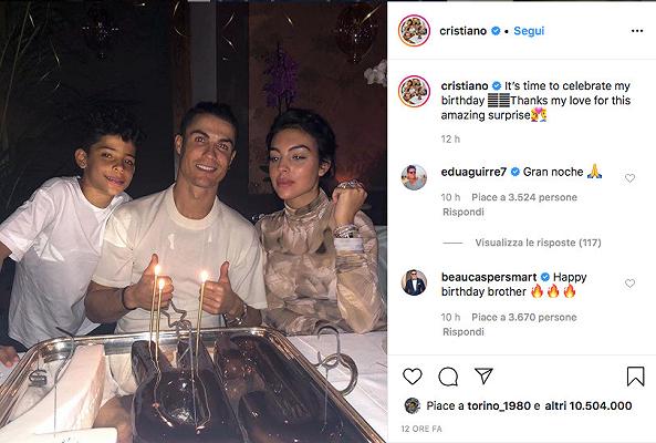 Cristiano Ronaldo: compleanno con regalo di lusso in un ristorante di Torino