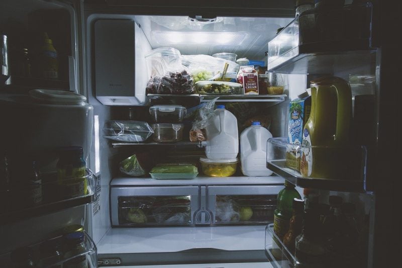 interno frigorifero