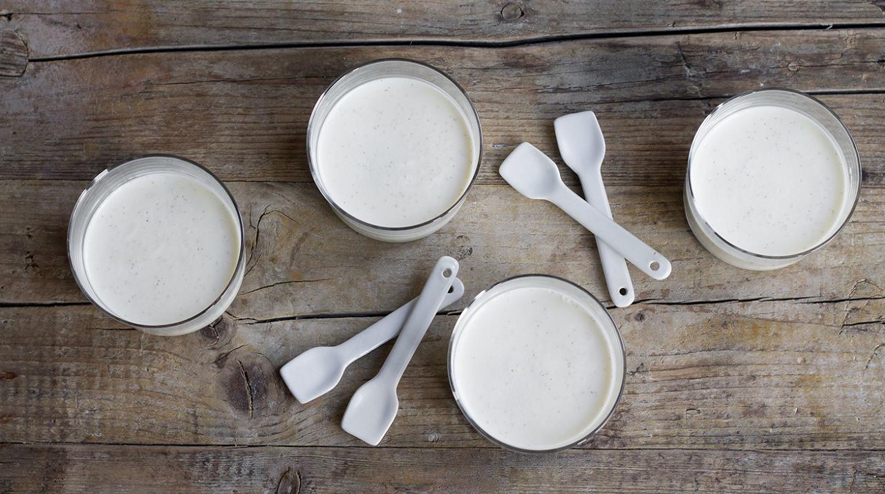 Panna cotta con agar agar