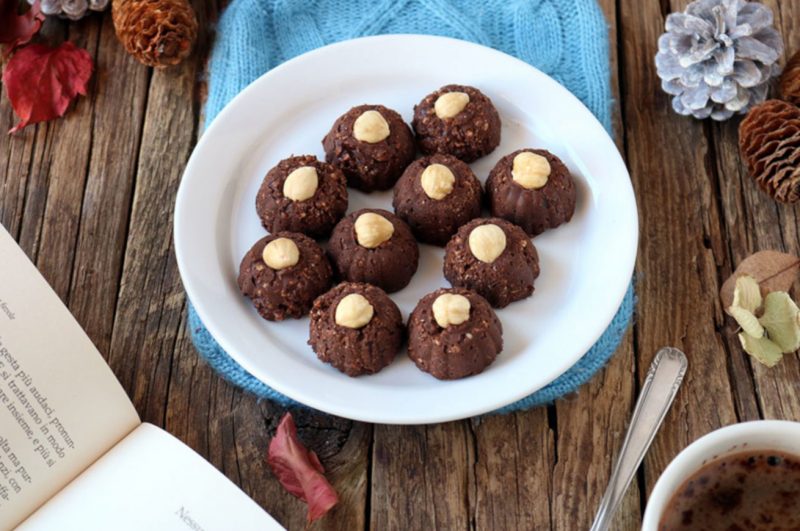 praline di cioccolato e nocciola