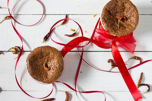 souffle cioccolato e peperoncino