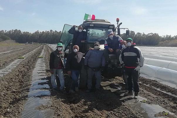 Agricoltura: servono 1,3 milioni di mascherine per gli agricoltori nei campi