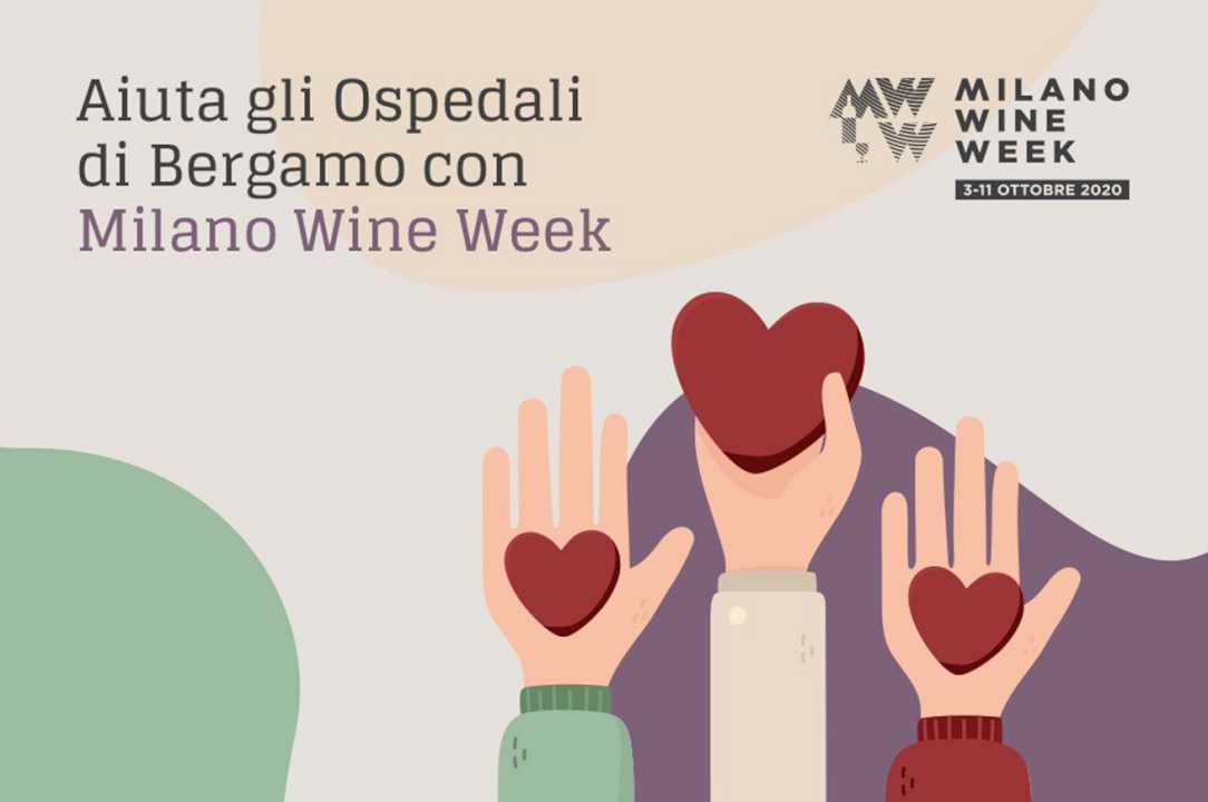 Milano Wine Week: raccolta fondi per gli ospedali di Bergamo