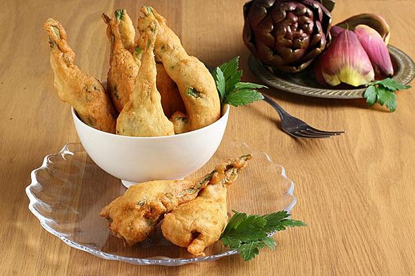 carciofi fritti in pastella
