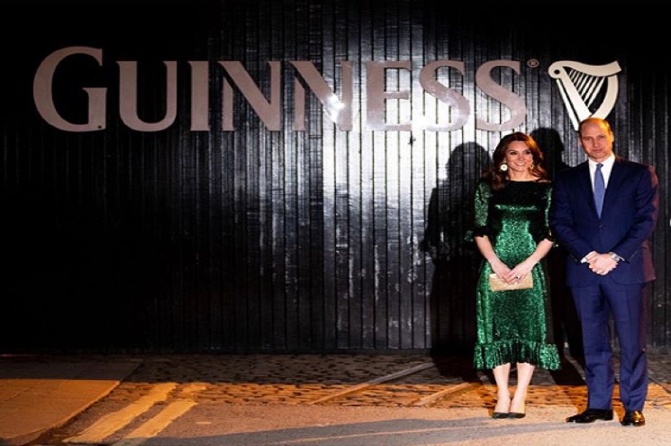 William e Kate: fabbrica Guinness