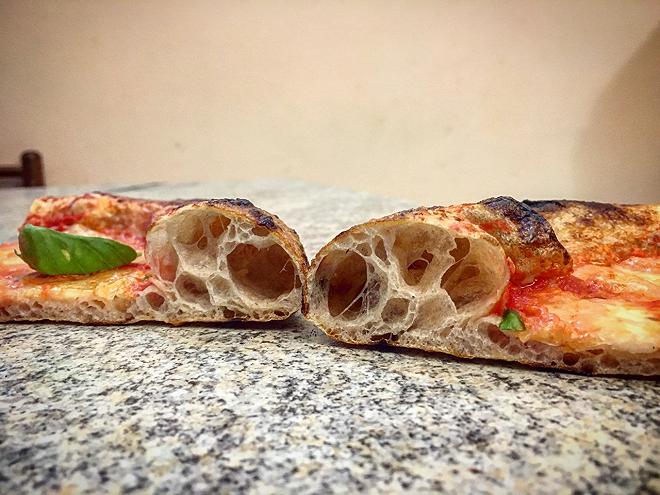 Pizza senza lievito - Nicola Braile napoletana sezione