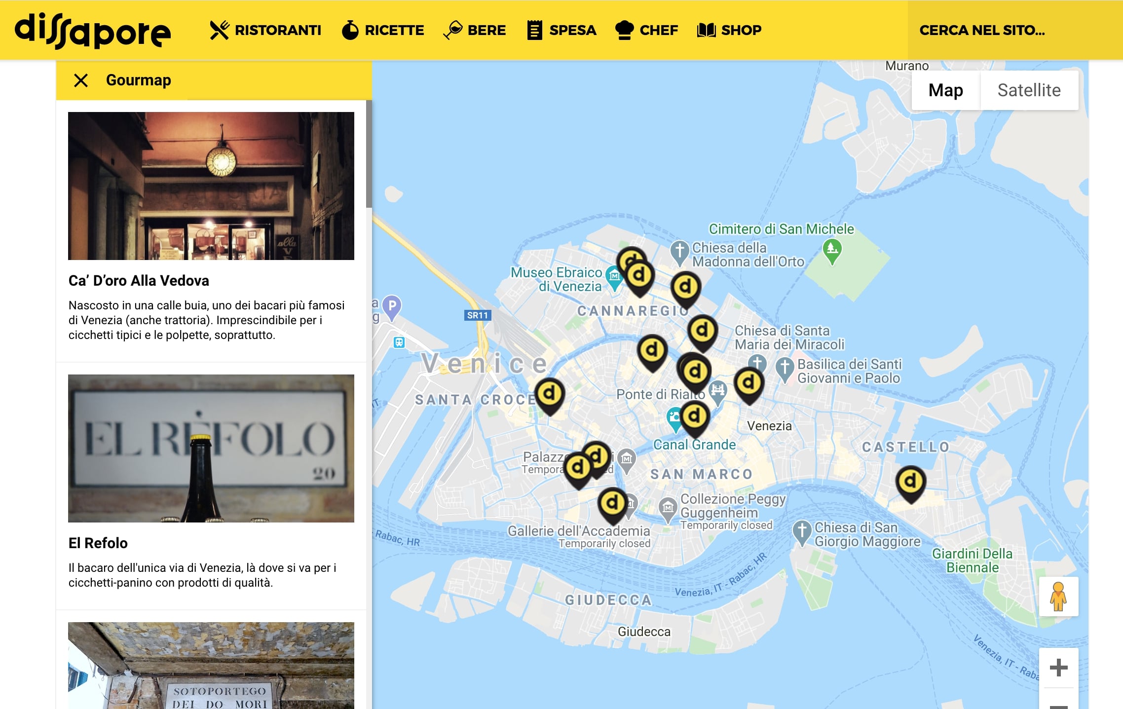 Gourmap bacari venezia