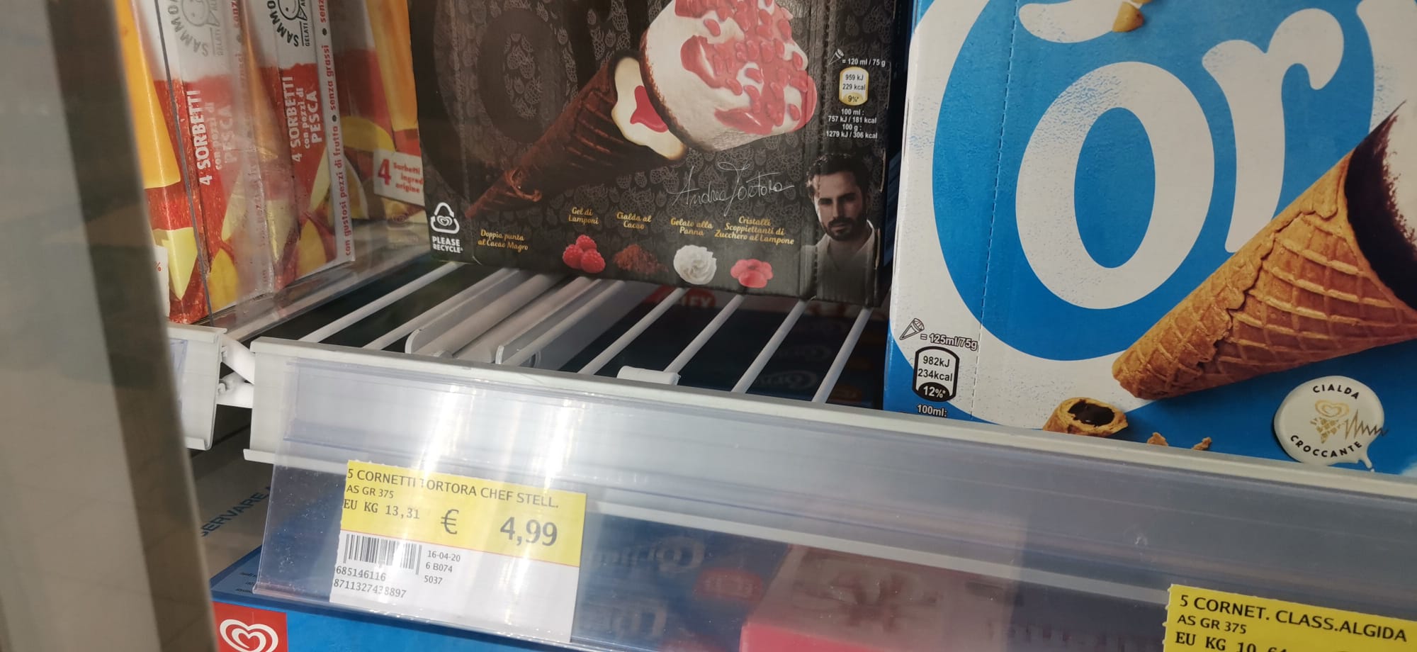 Cornetto Algida Stellato di Andrea Tortora