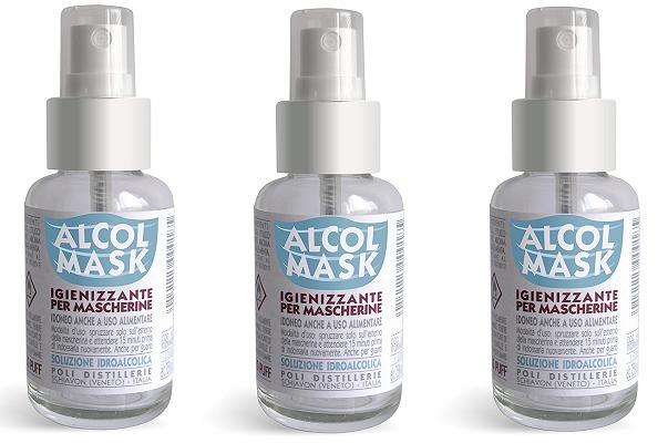 Alcol: Poli Distillerie lancia l’Alcol Mask, spray igienizzante per mascherine