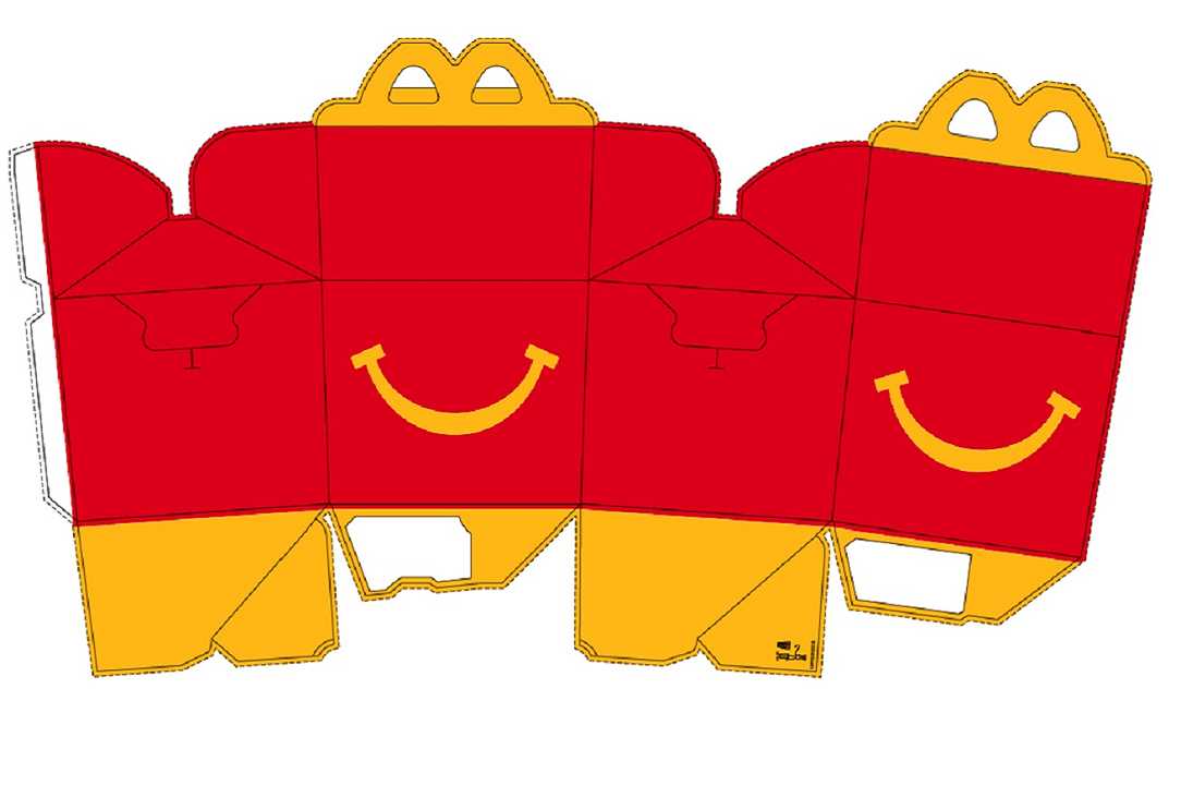 McDonald’s condivide il modellino della scatola dell’Happy Meal da fare a casa