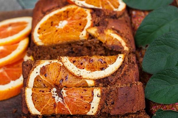 plumcake all'arancia