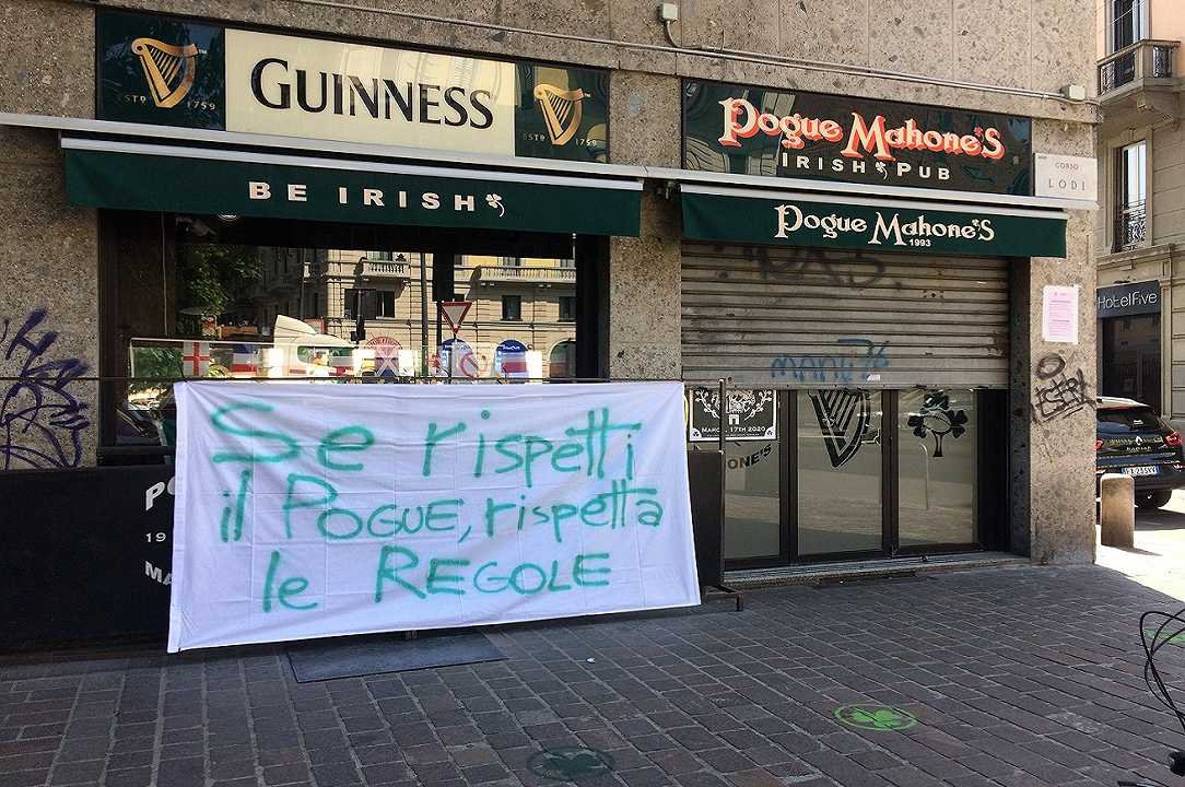 Milano: pub chiude per protesta contro i clienti indisciplinati
