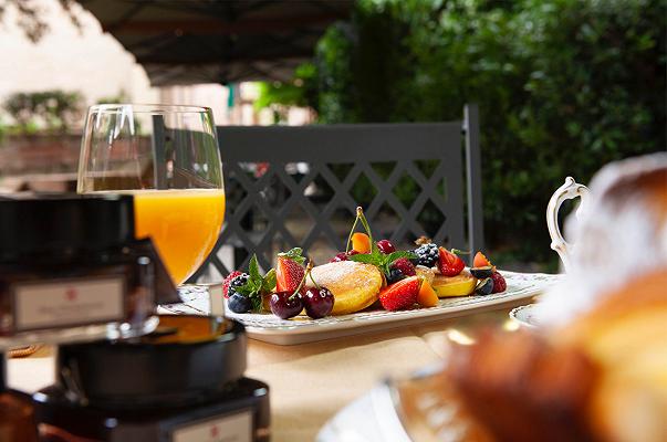 Ristorante San Domenico di Imola: colazione in giardino per la ripartenza