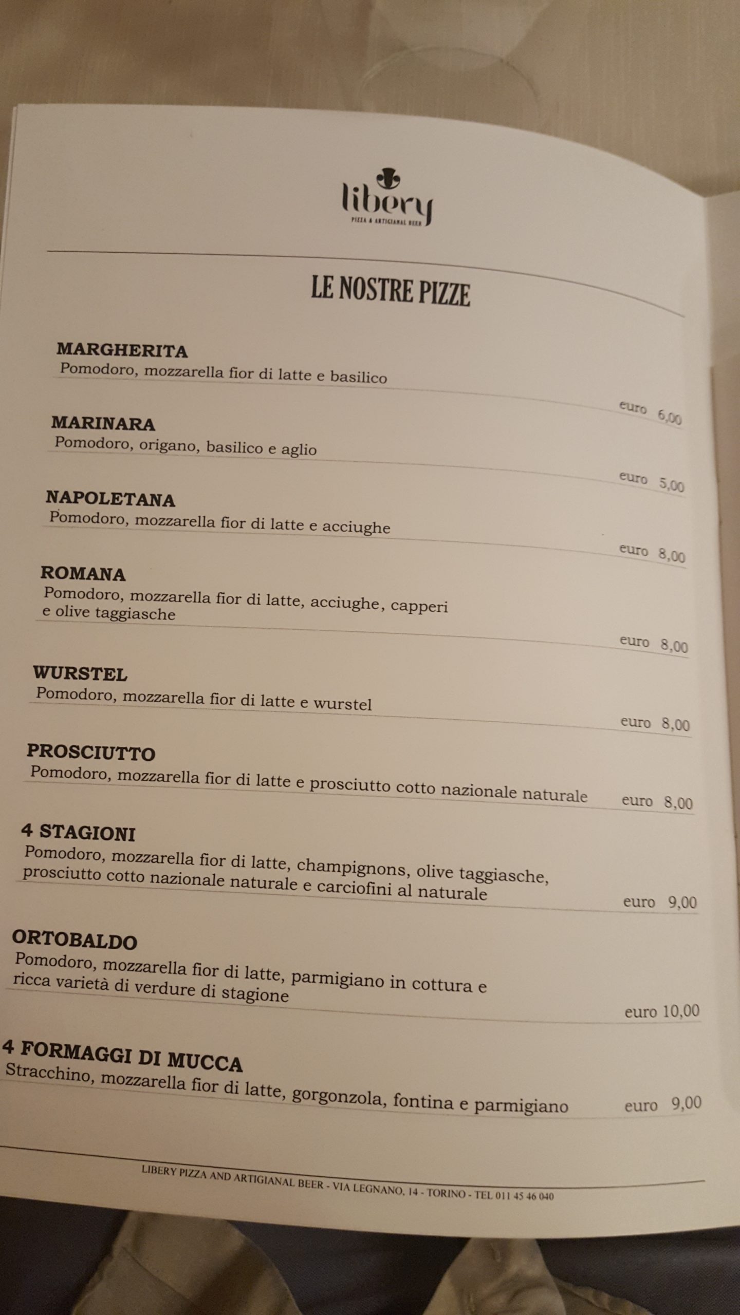 Pizzeria Libery a Torino