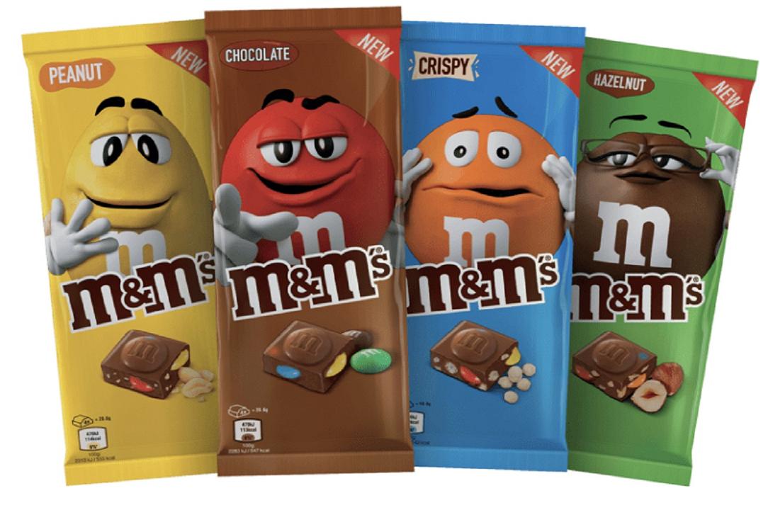 Mars lancia le tavolette di cioccolato con dentro le M&M’s