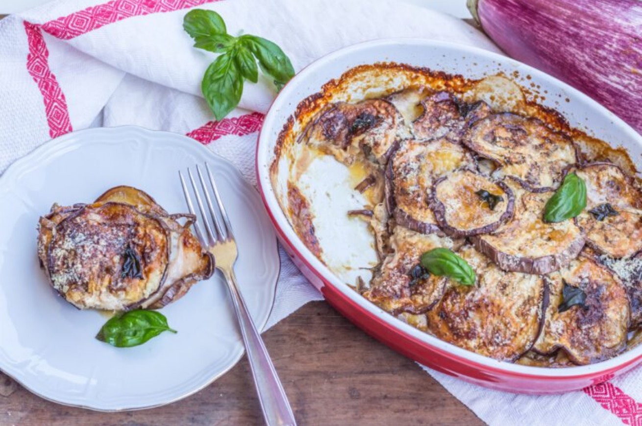 parmigiana di melanzane bianca