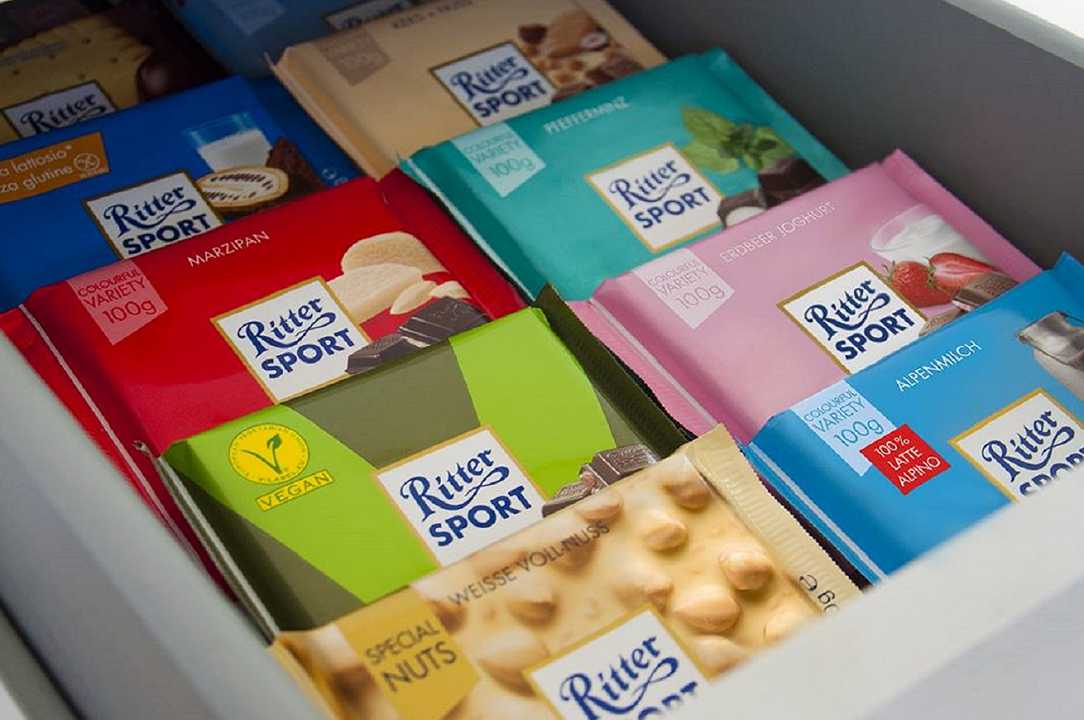 Cioccolato quadrato e non rettangolare: Ritter Sport batte Milka, suo il monopolio