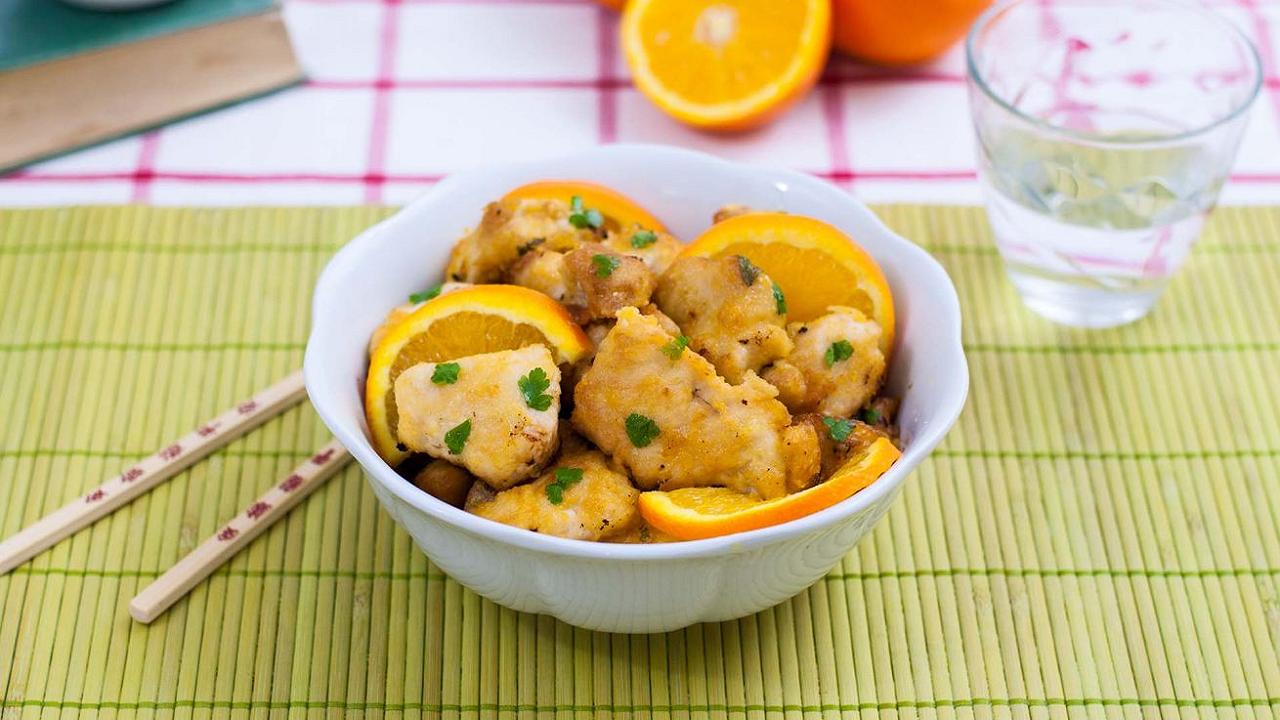 Bocconcini di tacchino all’arancia