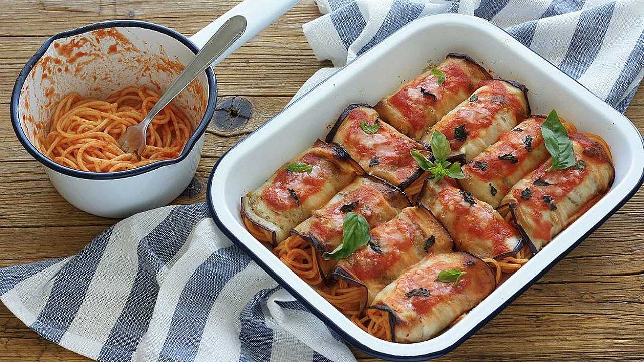 Involtini di melanzane alla siciliana