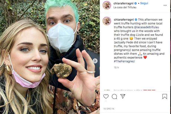 Chiara Ferragni e Fedez: weekend enogastronomico nelle Langhe