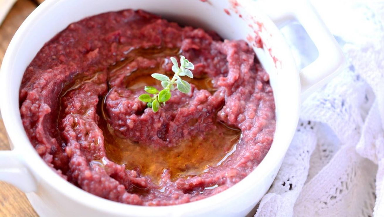 hummus di fagioli atzuki salsa