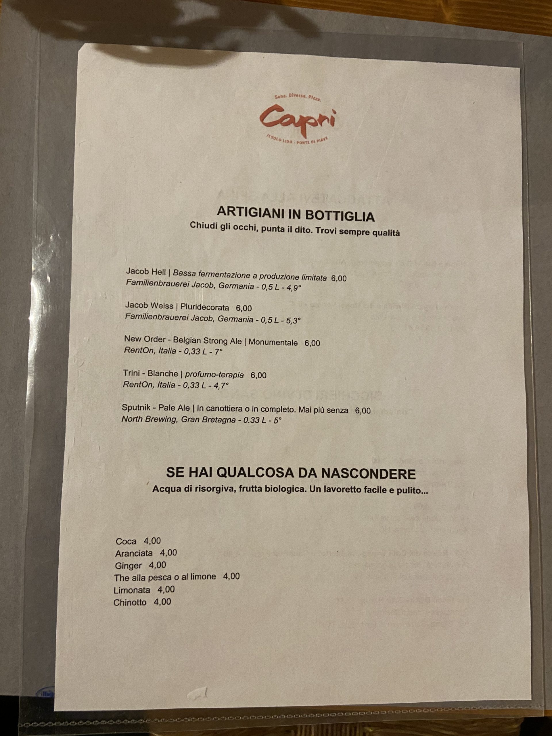 Pizzeria Capri a Ponte di Piave