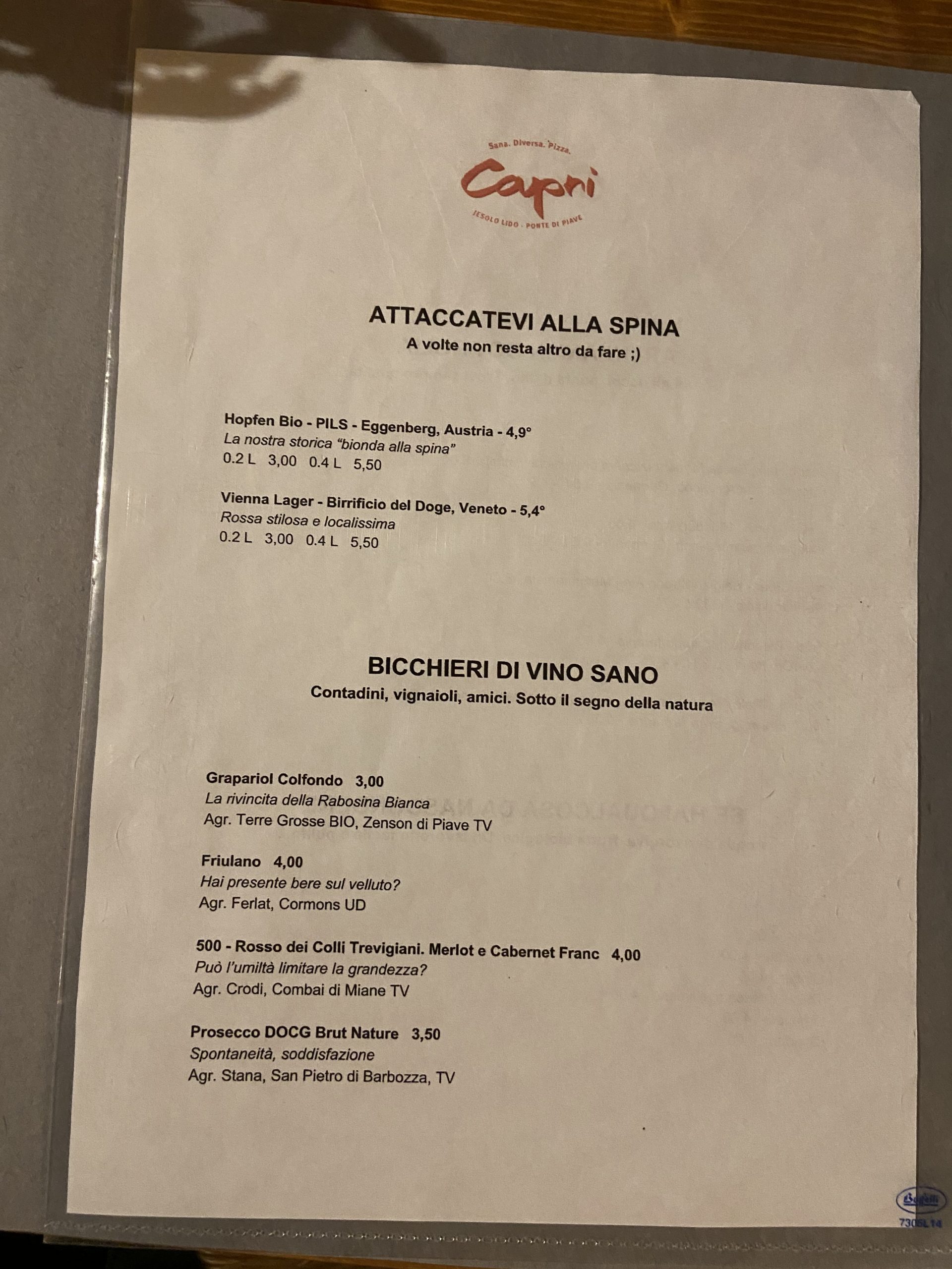Pizzeria Capri a Ponte di Piave