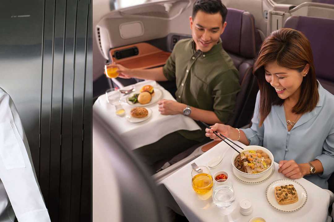 Mangiare in aereo: il pop up restaurant di Singapore Airlines sold out in 30 minuti