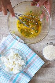 sbettete le uova con formaggio e panna