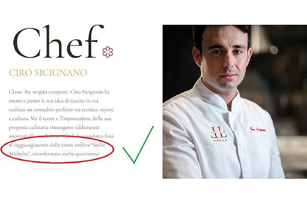 Ciro Sicignano: il ristorante Lorelei di Sorrento ha davvero ottenuto la stella Michelin