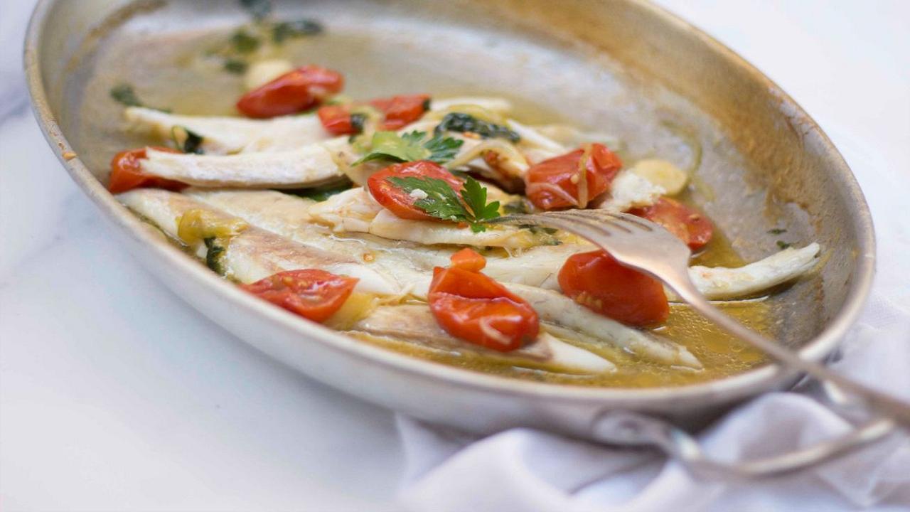 Spigola all’acqua pazza