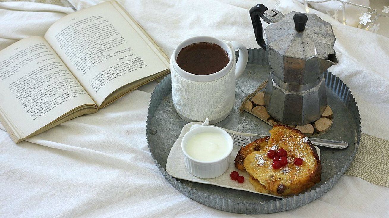 french toast di panettone con frutta