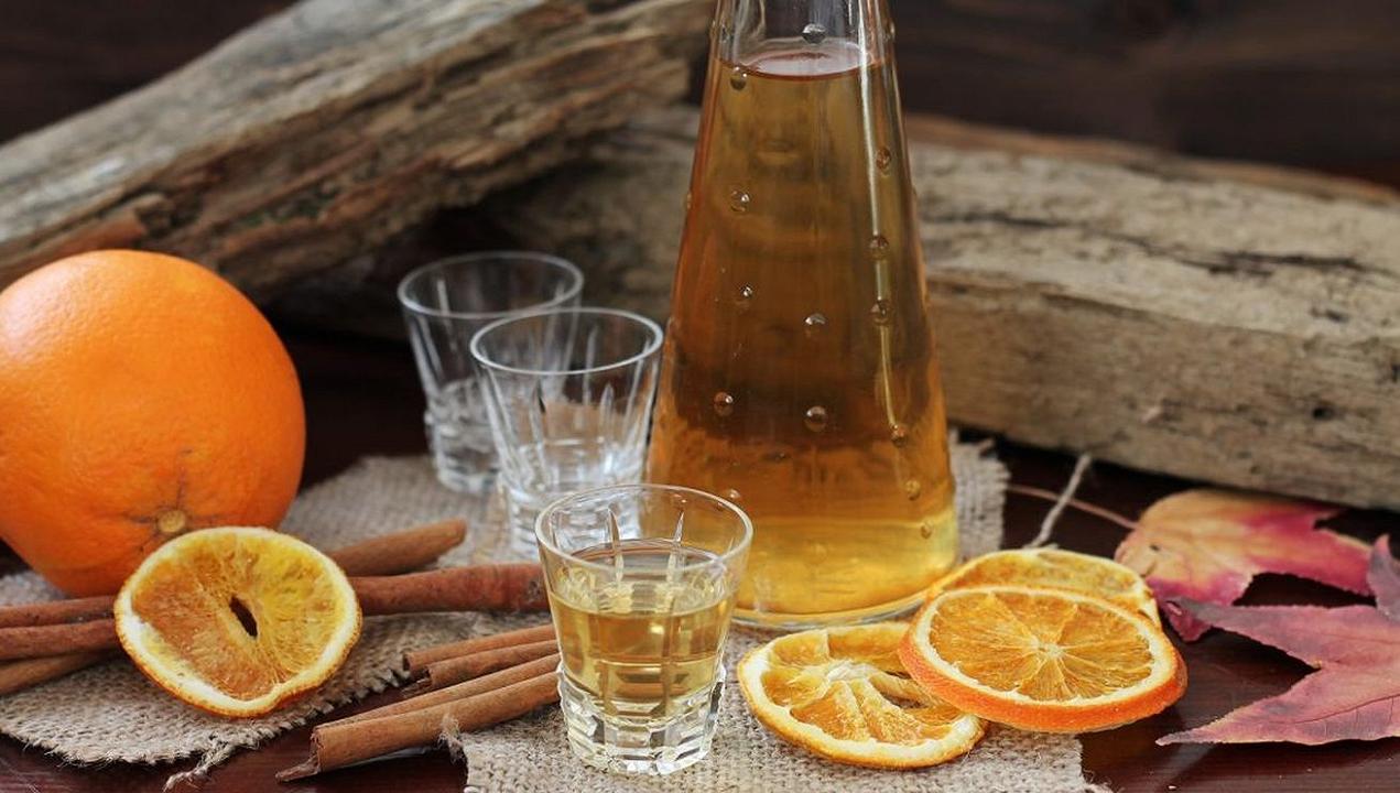Grappa all’arancia e cannella