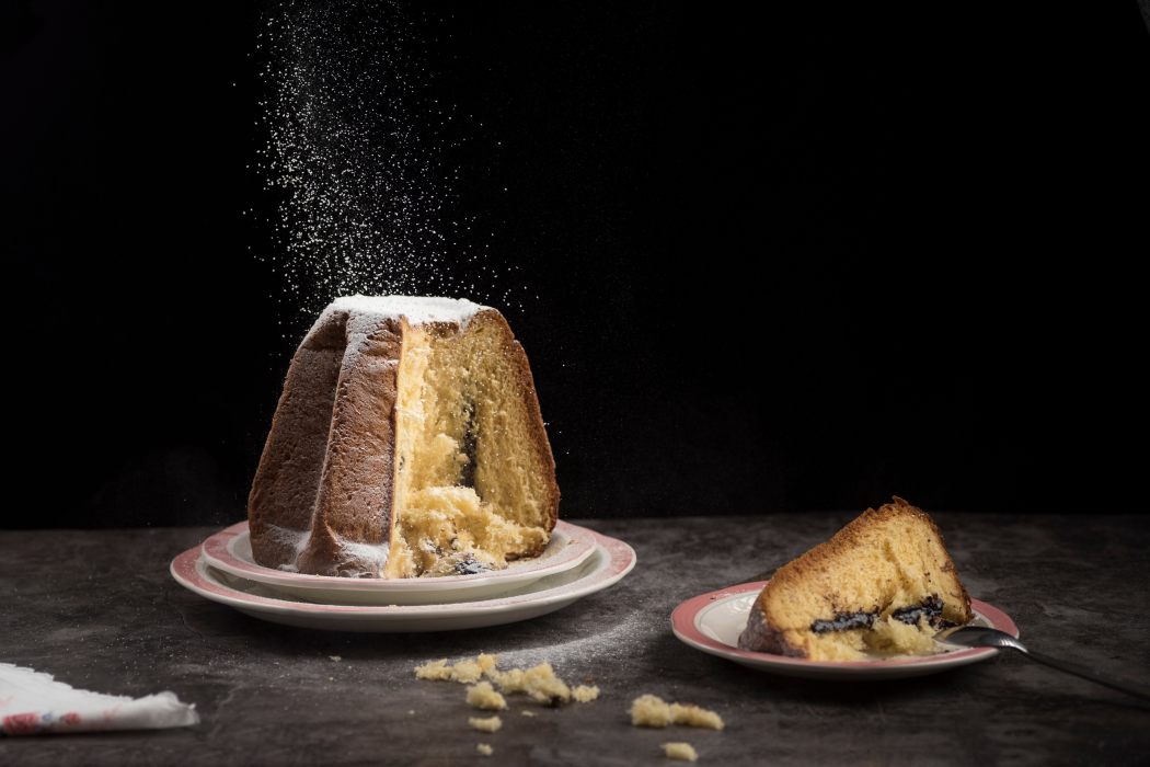 Pandoro farcito con cioccolato